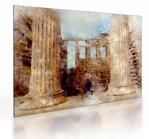 Tablou pe sticlă - Erechtheion, Atena, Grecia (70x50 cm)