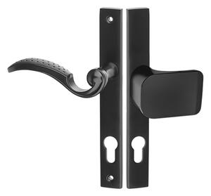 Kuchinox Baron, mâner de ușă/mâner pe montaj lung pentru inserție cilindrică, negru, LAV-KGR_925A