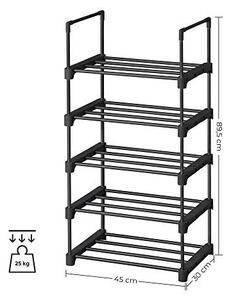 Pantofar, Songmics, Negru, 45x30x89 cm