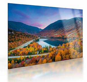 Tablou pe sticlă - White Mountain, New Hampshire, USA (70x50 cm)