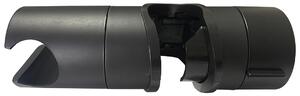 Kuchinox Kuchinox, suport duș manual glisant pentru coloană de duș cu diametrul de 20-25 mm, negru mat, LAV-CNO_702D