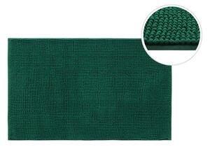 BISK Erga Basic, covoraș de baie 80x50 cm, model 6 Chenille Rolled, verde, ERG-08688