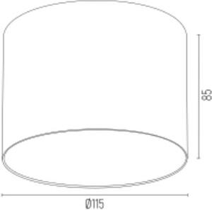 Argon Clevland lampă suspendată 1x12 W negru 4691BZ