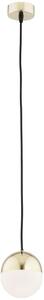 Argon Livia lampă suspendată 1x7 W alb-alamă 4031