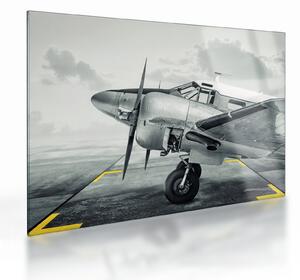 Tablou pe sticlă - Avion (70x50 cm)