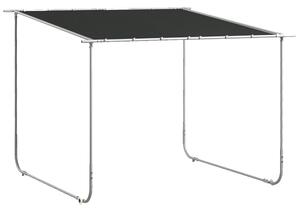 Outsunny Pergola Mobilă 3x3m cu Roți Copertină UV Saci de Nisip Gri | Aosom Romania