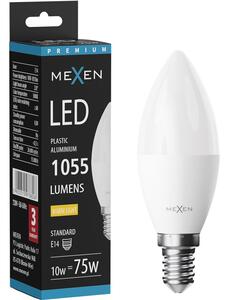 Mexen Nova, Bec LED E14, C37, 9W, lumină caldă - 3000K, 945 lm - L102-E14-0930-01