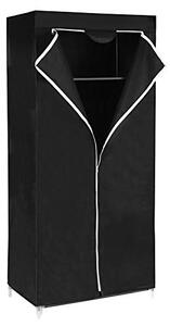 Dulap pentru haine, Songmics, Negru, 75x45x160 cm