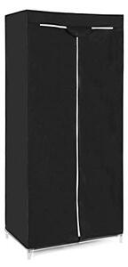 Dulap pentru haine, Songmics, Negru, 75x45x160 cm