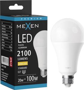 Mexen Nova, bec LED E27, A70, 20W, lumină caldă - 3000K, 2100 lm - L100-E27-2030-01