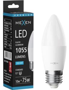 Mexen Nova, Bec LED E27, C37, 10W, Rece - 6500K, 1055 lm - L102-E27-1065-01