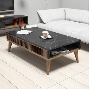 Masuta de Cafea Milan - Walnut, Negru