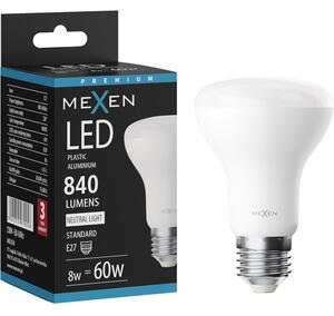 Mexen Nova, Bec LED E27, R63, 8W, Neutru - 4000K, 840 lm - L104-E27-0840-01