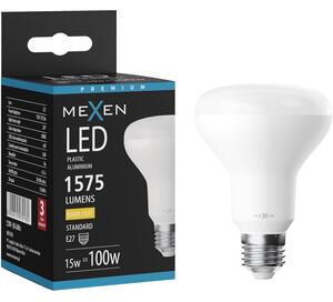 Mexen Nova, Bec LED E27, R80, 15W, Cald - 3000K, 1575 lm - L105-E27-1530-01