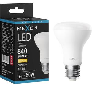 Mexen Nova, Bec LED E27, R63, 8W, Cald - 3000K, 840 lm - L104-E27-0830-01