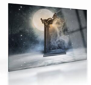 Tablou pe sticlă - Oglindă magică (70x50 cm)