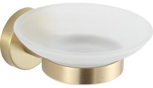 Mexen Remo, săpunieră din sticlă, auriu mat, 7050739-55