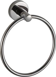 Mexen Remo, suport inelar pentru prosoape, crom negru, 7050732-73