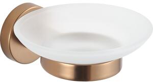 Mexen Remo, săpunieră din sticlă, cupru mat, 7050739-65