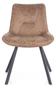 Scaun DETROIT OCN-38804, maro/negru