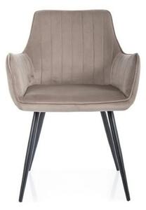 Scaun DETROIT OCN-38567, bej inchis/negru