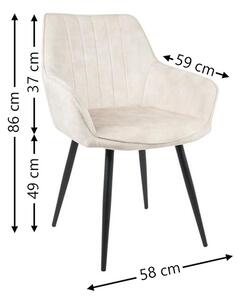 Scaun Living KJC4343, Bej
