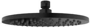 Omnires SlimLine cap de duș 20x20 cm rotund negru WG120BL