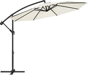 Umbrela de soare, Songmics, 300 cm, UPF 50+, Bej