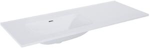 Elita Skappa lavoar 121x46.4 cm dreptunghiular mobilier-cu blat alb luciu RE041201168060
