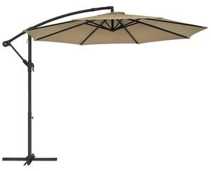 Umbrela de soare, Songmics, 300 cm, UPF 50+, Bej
