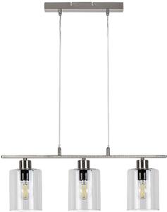 Rabalux Miroslaw lampă suspendată 3x40 W crom-transparent 3580