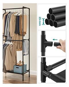 Suport de umarase, Songmics, Negru, RDR103B01, 95 x 45 x 202 cm