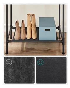 Suport de umarase, Songmics, Negru, RDR103B01, 95 x 45 x 202 cm