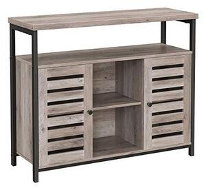 Comoda, Vasagle, LSC79BX, Maro Rustic, 35 x 100 x 81 cm
