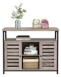 Comoda, Vasagle, LSC79BX, Maro Rustic, 35 x 100 x 81 cm