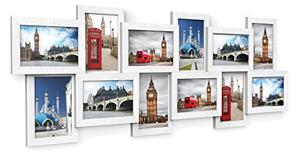 Rama foto pentru 12 poze, Songmics, Alb, RPF22W, 10 x 15 cm