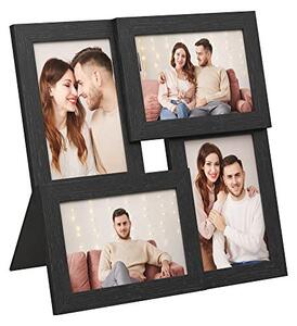 Rama foto pentru 4 poze, Songmics, RPF25WT, Alb, 30 x 30 cm