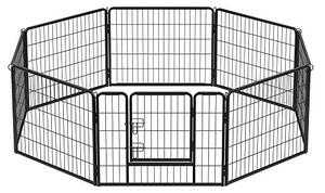Tarc pentru animale de companie, Feandrea, PPK86H, Negru, 77 x 60 cm