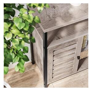 Comoda, Vasagle, LSC79BX, Maro Rustic, 35 x 100 x 81 cm
