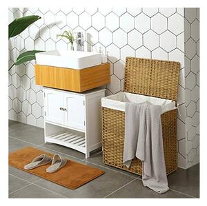 Cos de rufe, Songmics, 110L, LCB52NL, Natural, 57 x 33 x 60 cm