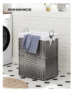 Cos pentru rufe, Songmics, Gri, LCB390G01, 90L