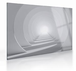 Tablou pe sticlă - 3D tunel (70x50 cm)