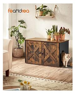 Litiera pentru pisici, Feandrea, PCL002X02, ‎‎80 x 53 x 49.2 cm, Maro