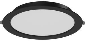 Mexen LDRR, lampă de tavan încastrată cu LED, diametru 12 cm 22 cm, 18W, neutru - 4000K, 1440 lm, negru - L210-022-1840-70