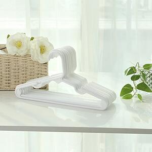 Set de 30 umerase din plastic, Songmics, Alb, 29.5x17x0.56 cm