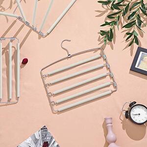 Set de 3 umerase din metal, Songmics, Gri, 45x40x0.5 cm