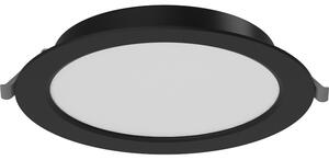 Mexen LDRR, lampă de tavan încastrată cu LED, diametru 12 cm 17 cm, 12W, neutru - 4000K, 900 lm, negru - L210-017-1240-70