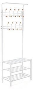 Cuier, Songmics, Alb, 187x68.8x35.2 cm