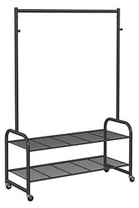 Cuier stender, Songmics, Negru, 120x45x167.5 cm
