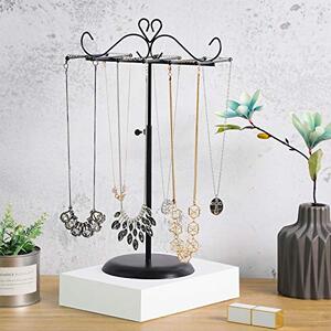 Suport bijuterii, Songmics, Negru, 30x20x14 cm